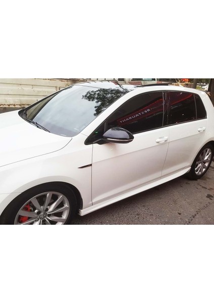 Vw Golf 7.5 Aero Marşpiyel Seti Mat Siyah Plastik 2018 2019