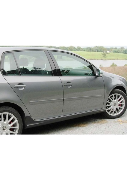 Vw Golf 6 Gtı Marşpiyel Seti Mat Siyah Plastik 2008 2009 2010 2011 2012