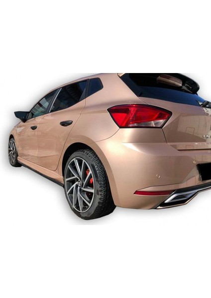 Seat Ibiza Mk5 Aero Marşpiyel Seti Mat Siyah Plastik 2017 2018 2019 2020 2021