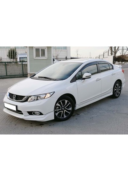 Honda Civic Fb7 Modulo Yan Marşpiyel Seti Mat Siyah Plastik 2012 2013 2014 2015
