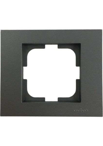 Grano Metallıc Tekli Çerçeve Füme