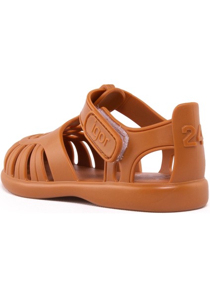 S10271 Tobby Solid Çocuk Karamel Sandalet modelleri