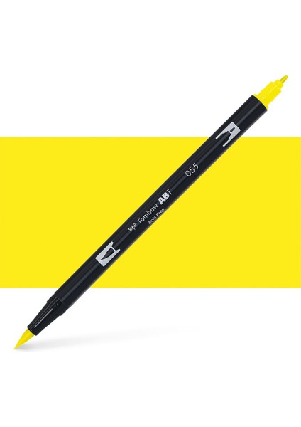 : Ab-T Dual Brush Pen Grafik Kalemi : Process Yellow 055