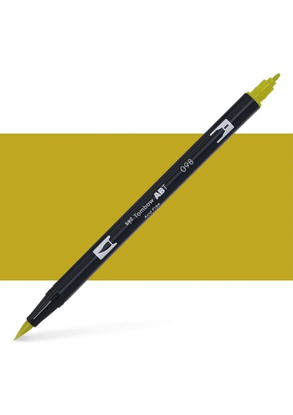 : Ab-T Dual Brush Pen Grafik Kalemi : Avocado 098