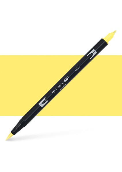 : Ab-T Dual Brush Pen Grafik Kalemi : Pale Yellow 062