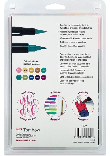 : Ab-T Dual Brush Pen Grafik Kalem Seti : Kırevi Renkleri (10 Renk) fiyatları