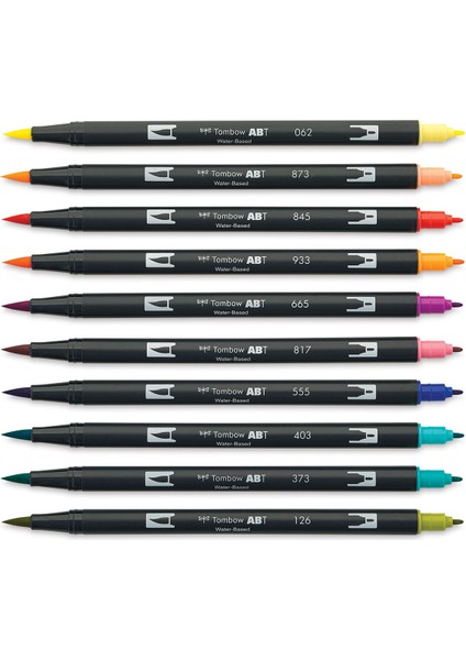 : Ab-T Dual Brush Pen Grafik Kalem Seti : Retro Renkler (10 Renk) modelleri