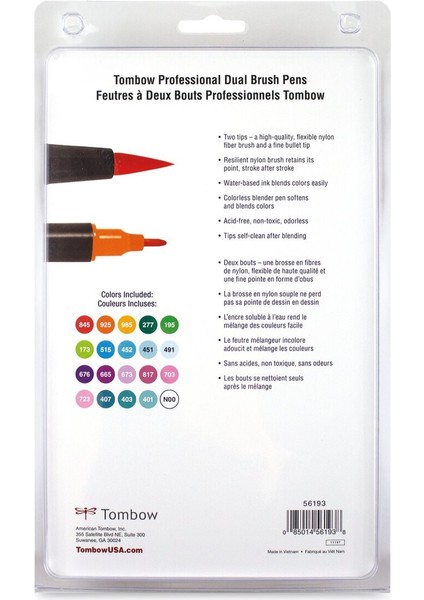 : Ab-T Dual Brush Pen Grafik Kalem Seti : Mükemmel Karışım Renkler (20 Renk) fiyatları