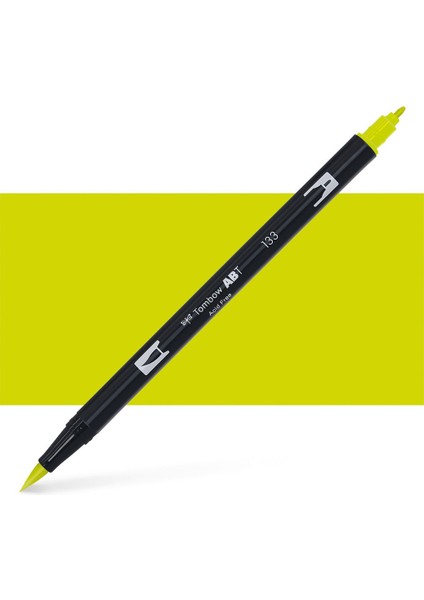 : Ab-T Dual Brush Pen Grafik Kalemi : Chartreuse 133