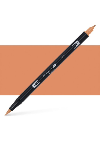 : Ab-T Dual Brush Pen Grafik Kalemi : Saddle Brown 977