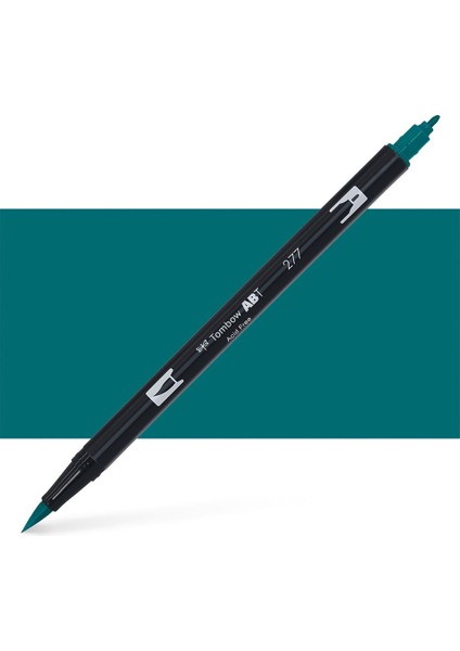 : Ab-T Dual Brush Pen Grafik Kalemi : Dark Green 277
