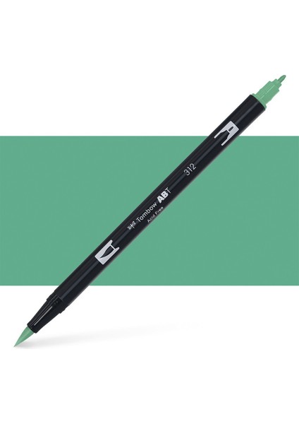 : Ab-T Dual Brush Pen Grafik Kalemi : Holly Green 312