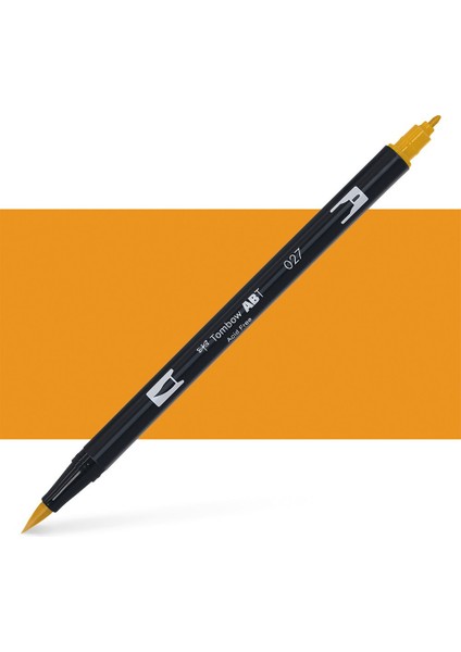 : Ab-T Dual Brush Pen Grafik Kalemi : Dark Ochre 027