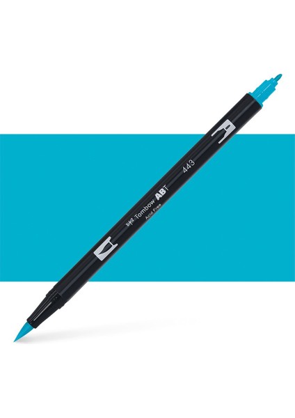 : Ab-T Dual Brush Pen Grafik Kalemi : Turquoise 443