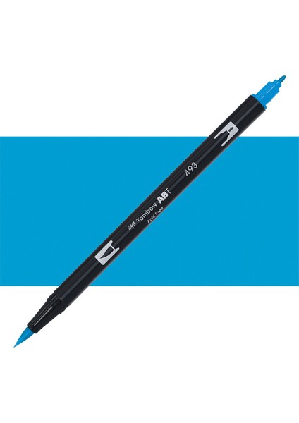 : Ab-T Dual Brush Pen Grafik Kalemi : Reflex Blue 493