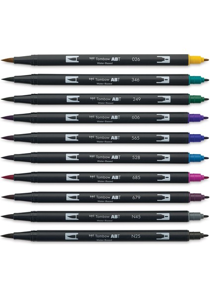 : Ab-T Dual Brush Pen Grafik Kalem Seti : Bohem Renkler (10 Renk) modelleri