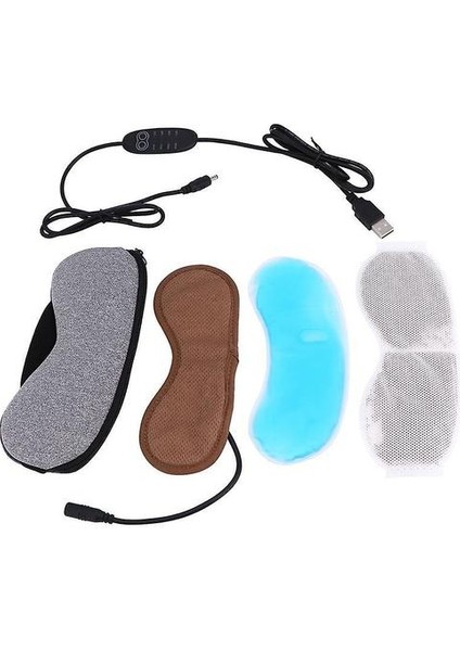 1pc USB Elektrikli Buhar Sıcak Uyku Koruyucu Göz Maskesi(Yurt Dışından)