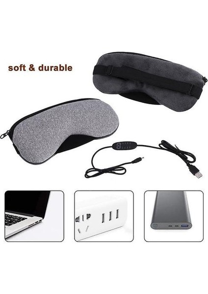 1pc USB Elektrikli Buhar Sıcak Uyku Koruyucu Göz Maskesi(Yurt Dışından)