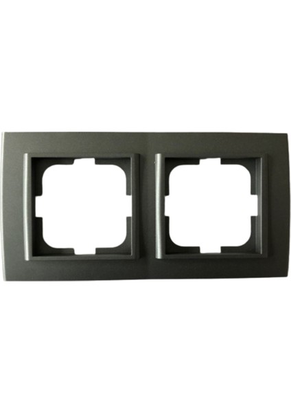 Mina Metallıc Ikili Çerçeve Füme