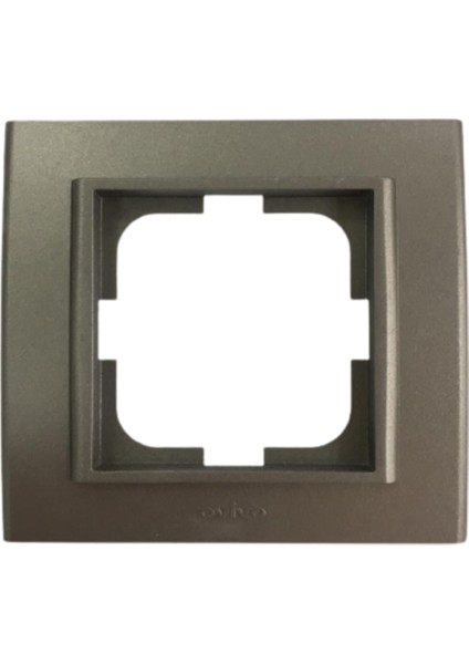 Mina Metallıc Tekli Çerçeve Antrasit