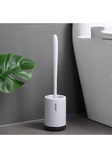 Kauçuk Başkanı Tuvalet Fırçası Tutucu Ile Silikon Uzun Saplı Ev Banyo Temizleme Fırçası Tuvalet Fırçaları | Tuvalet Fırçası Tutucular (Yurt Dışından)