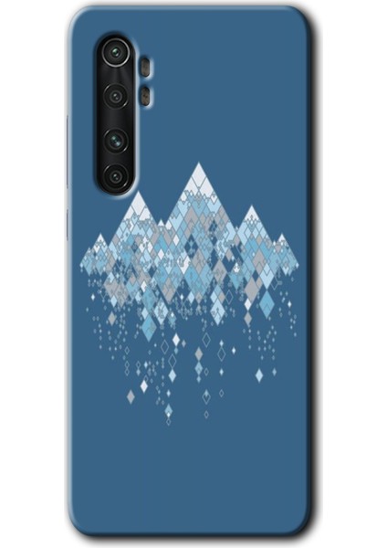 Xiaomi Mi Note 10 Lite Kılıf Hd Desen Baskılı Arka Kapak + Temperli Cam - Iceberg