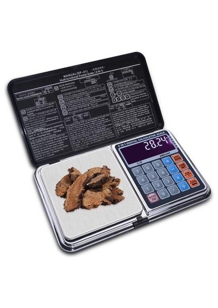 6 In 1 Çok Fonksiyonlu Dijital Terazi Elektronik 500G Ağırlık Dengesi ile Palm Hesap Makinesi Tasarım(Yurt Dışından)