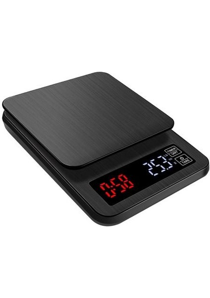 Mutfak Ölçeği Dijital El Punch Damla Kahve Zamanlayıcı Ağırlık Terazi Elektronik Gıda Pişirme Dengesi LCD Ekran(Yurt Dışından)