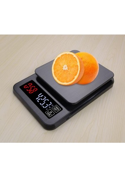 Mutfak Ölçeği Dijital El Punch Damla Kahve Zamanlayıcı Ağırlık Terazi Elektronik Gıda Pişirme Dengesi LCD Ekran(Yurt Dışından) fiyatları