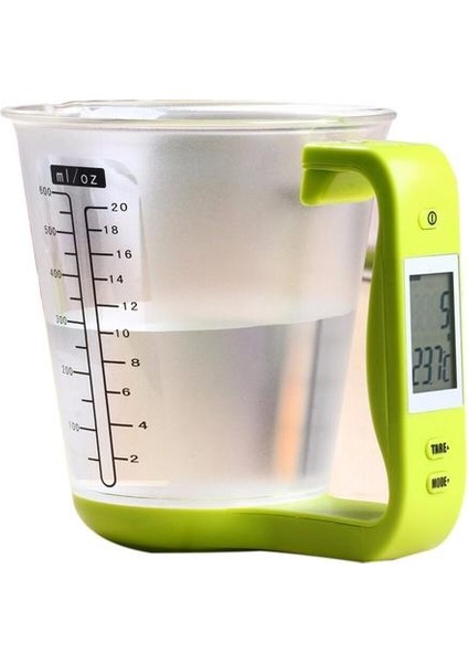 Ölçüm Kupası Mutfak Ölçekler Dijital Beher Libra Elektronik Aracı Ölçeği ile LCD Ekran Temperatur(Yurt Dışından)