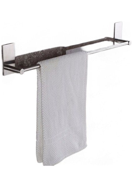 Paslanmaz Çelik Banyo Rafları Sabit Banyo Havlusu Tutucu(Yurt Dışından)