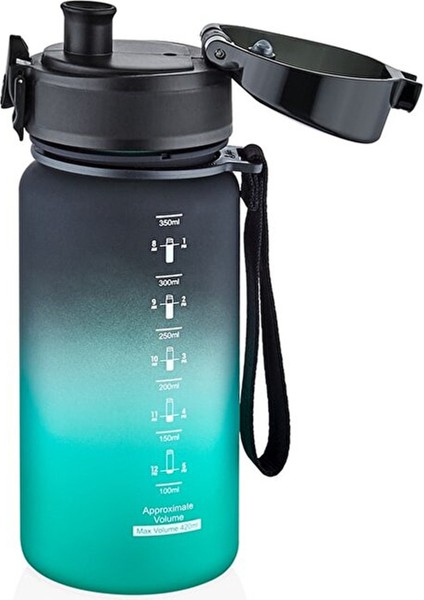 350ML Tritan Matara VGN-3034-SIYAH-YEŞIL