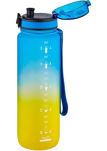 Vagon Uzspace Two Tritan 1000 ml VGN-3038-4-MAVI-SARI
