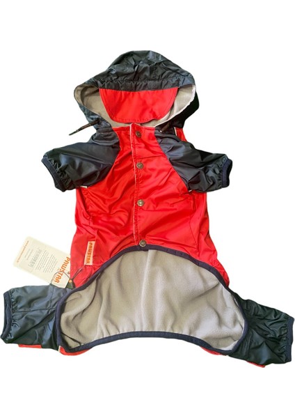 Küçük Irk Köpek Için Içi Polar Tulum Yağmurluk Kırmızı fiyatları