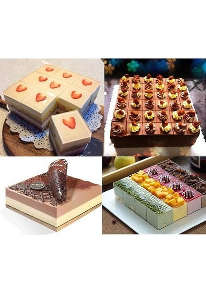 8 Inç Yapışmaz Kare Alt Teneke Ekmek Pişirme Tavası(Yurt Dışından)