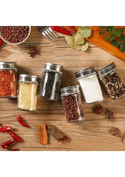 Baharat Kavanoz Şişe Kutusu Cam Depolama Konteyner(Yurt Dışından)