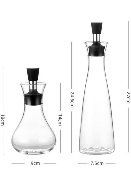 Nordic Yaratıcı Sızdırmaz Cam Cruet Zeytin Yağı Şişesi Şarap Çabük Sosu Depolama Şişesi Mutfak Pişirme Araçları(Yurt Dışından) fırsatları