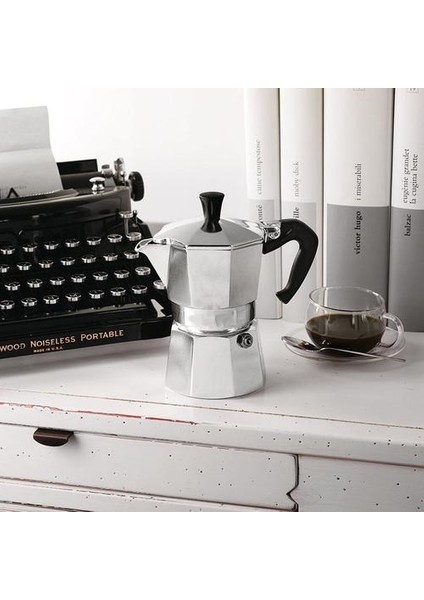 120 ml Italyan Kahve Kafeterya Percolator Cezve Gayzer Latte Kahve Makinesi(Yurt Dışından)