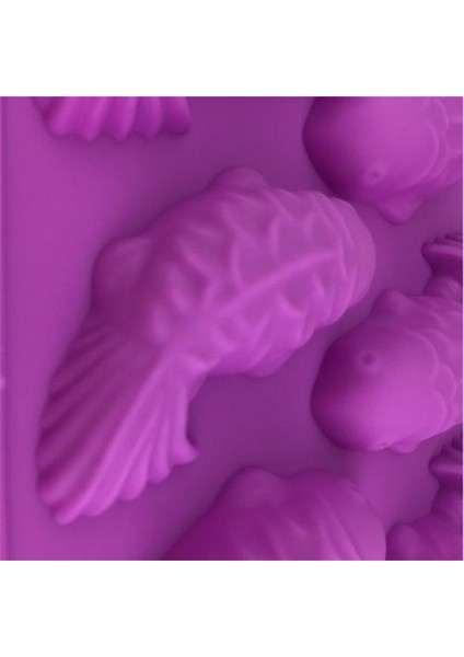 8 Delikli Goldfish-Şekilli Aromaterapi Alçı Kalıp(Yurt Dışından)