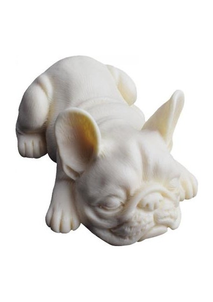 Sabun Kalıp Kek Kalıp Yapmak Için 3D Fransız Bulldog Silikon Kalıp(Yurt Dışından)
