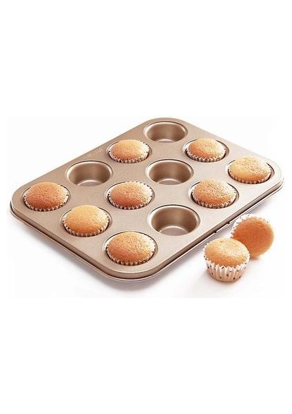 Kavite Yapışmaz Muffin Kek Pişirme Tepsileri(Yurt Dışından)