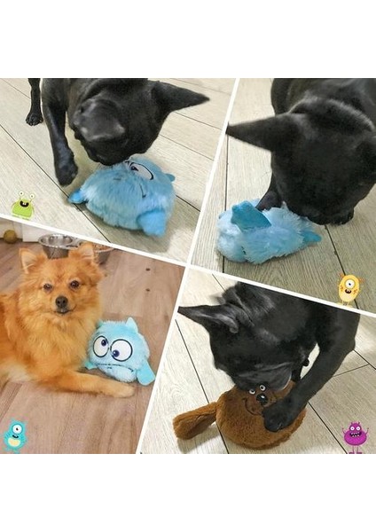 Interaktif Canavar Peluş Giggle Topu Crazy Fedai Köpek Oyuncak Egzersiz Elektronik Oyuncak Yavru Için Motorlu Eğlence Evcil Hayvanlar | Köpek Oyuncakları