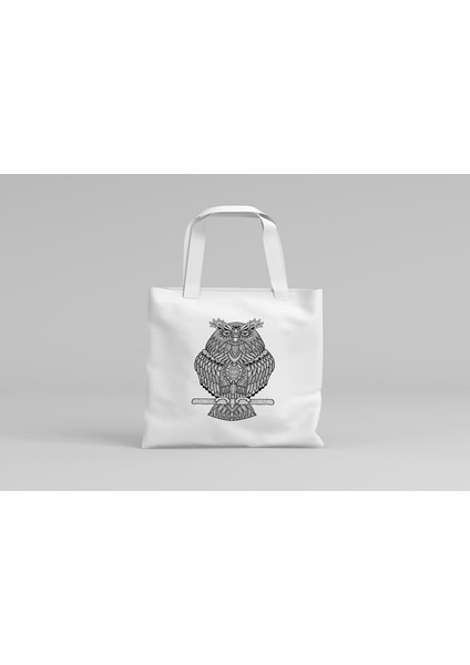 Mandala Tasarım Baskılı Ham Bez Çanta #ct-33 fiyatları