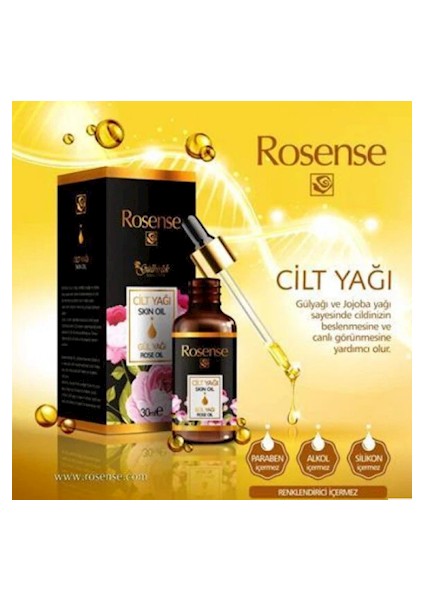 Cilt Bakım Yağı 30 Ml.