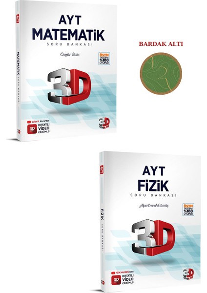 AYT Soru Bankası Matematik - Fizik Set 2 Kitap