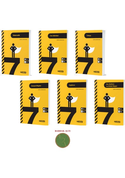 7. Sınıf Soru Bankası Tüm Dersler Set 6 Kitap
