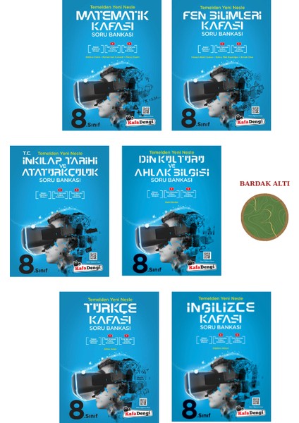 LGS 8.Sınıf Soru Bankası Full Set 6 Kitap