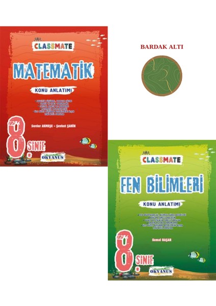LGS 8. Sınıf Classmate Konu Anlatımı Mat-Fen Set 2 Kitap