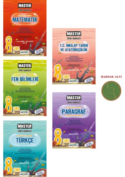 LGS 8. Sınıf Master Soru Bankası Full Set 5 Kitap