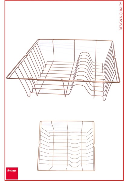 Lıpsıa Copper Bulaşık Kurutma Sepeti